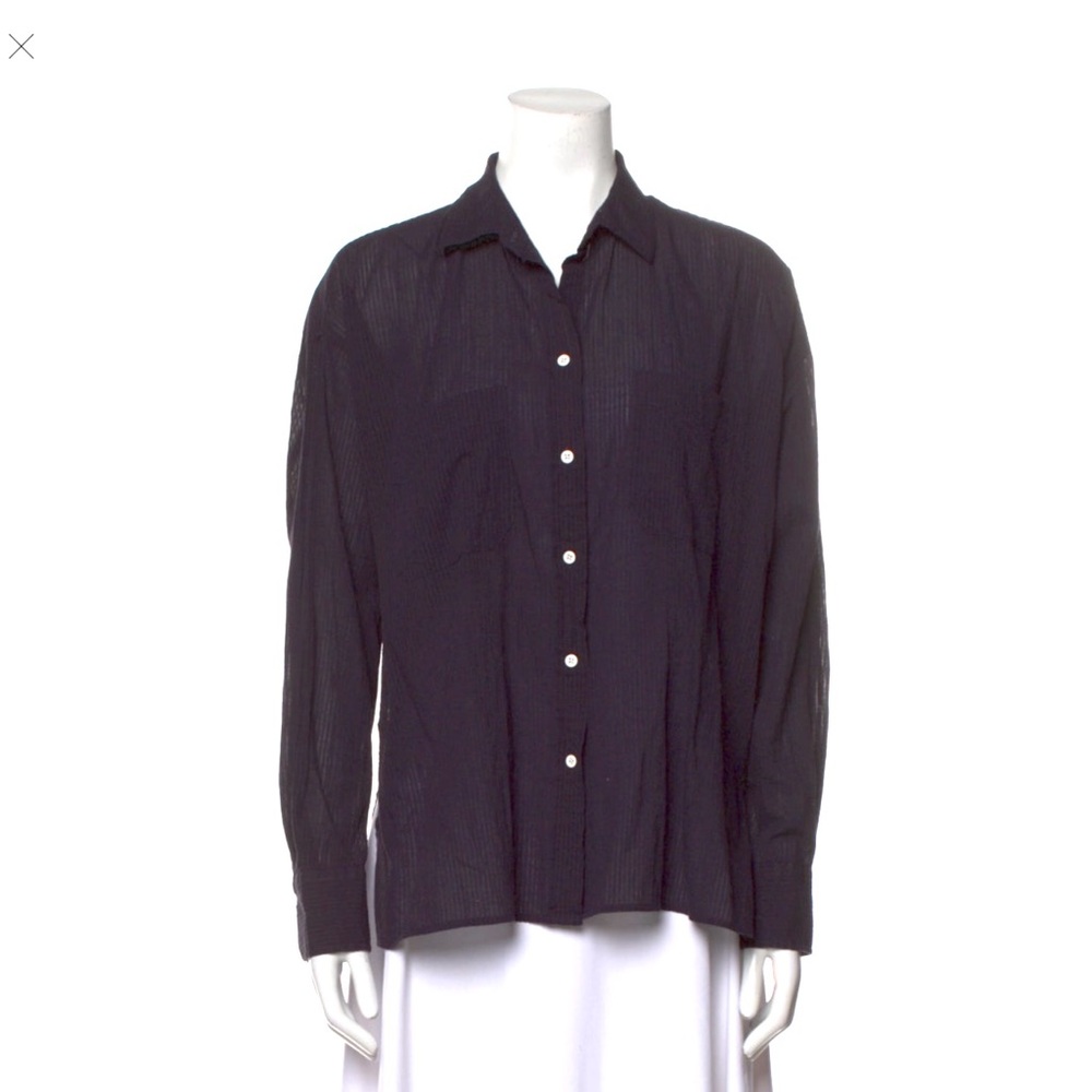 NWT Vince Navy Semi-sheer